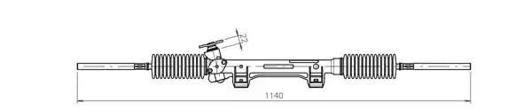 Рулевой механизм DSR069L DELCO REMY