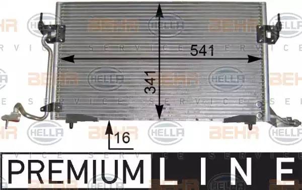 Конденсатор, кондиционер 8FC 351 036-401 HELLA
