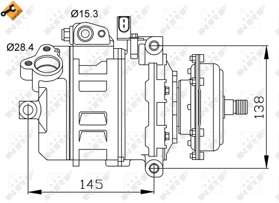 Компрессор, кондиционер 32148 NRF