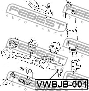 Рычаг подвески VWBJB-001 FEBEST