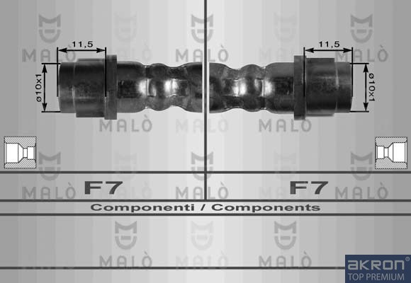 Тормозной шланг 8928 MALO