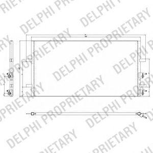 Радиатор кондиционера TSP0225640 DELPHI
