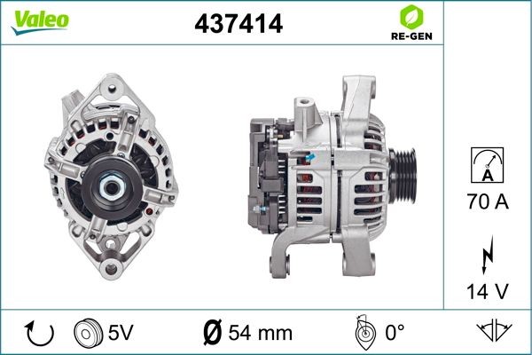 Генератор 437414 VALEO PHC