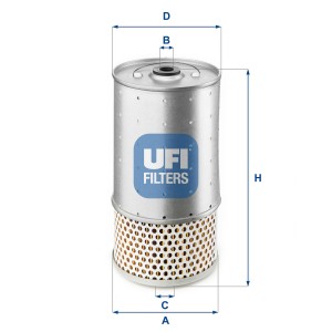Масляный фильтр 2552800 UFI