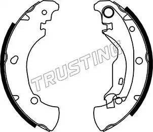Комплект тормозных колодок 034100 TRUSTING
