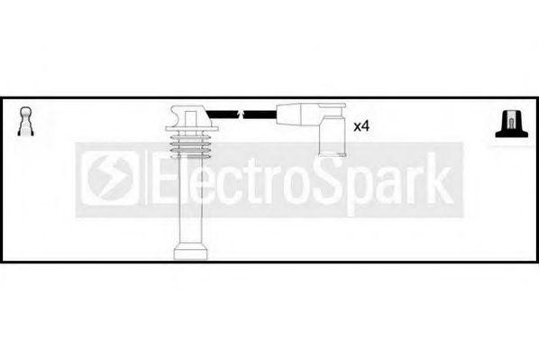 Ккомплект проводов зажигания OEK497 STANDARD