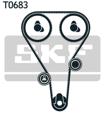 Комплект ремня ГРМ VKMA 94610 SKF