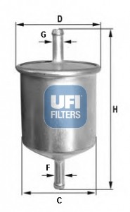 Топливный фильтр 31.529.00 UFI