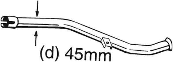 Выпускной трубопровод 889-157 BOSAL