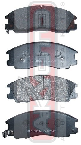 Колодки тормозные дисковые AKD-0853 AKYOTO