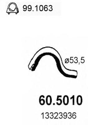 Выпускной трубопровод 605010 ASSO