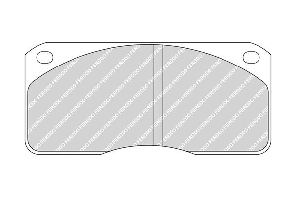 Комплект тормозных колодок, диско FCV523 FERODO
