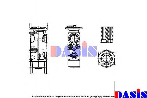 Расширительный клапан, кондиционер 841030N AKS DASIS