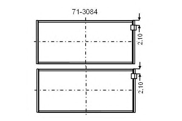 Подшипник 71-3084 GLYCO