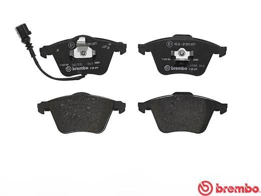 Комплект тормозных колодок, диско P85079 BREMBO