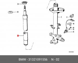 Амортизатор подвески 31 32 1 091 556 BMW