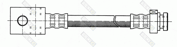 Тормозной шланг 9001320 GIRLING