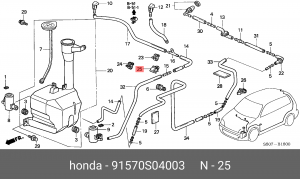 Деталь 91570S04003 HONDA
