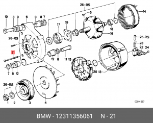 Болт 12 31 1 356 061 BMW
