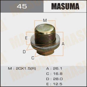 Пробка слива масла 45 MASUMA
