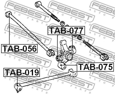 Сайлентблок TAB-077 FEBEST