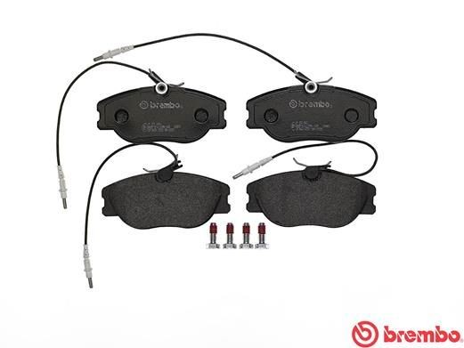Комплект тормозных колодок, диско P23061 BREMBO