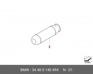 Деталь 34 40 0 140 494 BMW