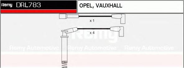 Ккомплект проводов зажигания DRL783 DELCO REMY