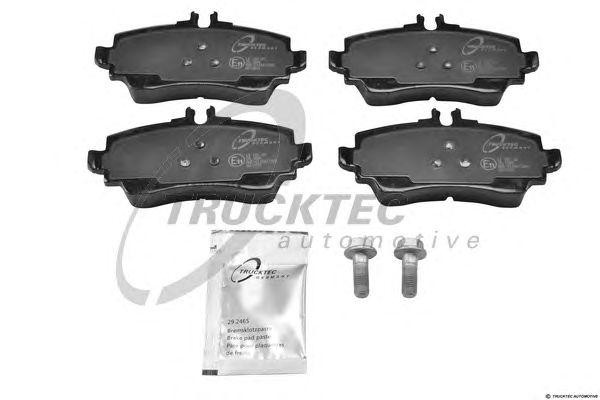Комплект тормозных колодок, диско 02.35.121 TRUCKTEC