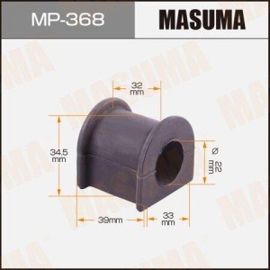 Втулка стабилизатора MP-368 MASUMA