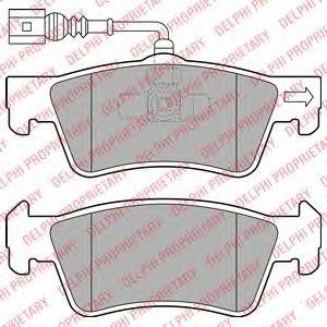 Колодки тормозные дисковые LP2087 DELPHI