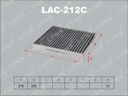 Фильтр салона LAC212C LYNXAUTO