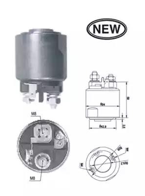 Тяговое реле, стартер 940113050546 MAGNETI MARELLI