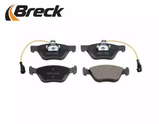 Комплект тормозных колодок, диско 216360070110 BRECK