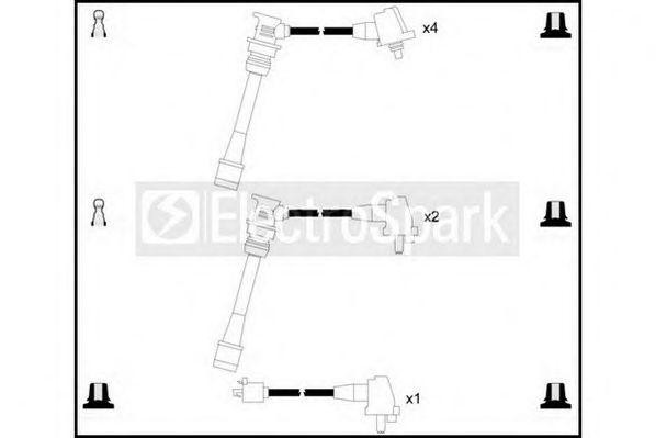 Ккомплект проводов зажигания OEK265 STANDARD