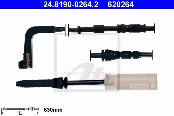 Датчик износа тормозных колодок 24.8190-0264.2 ATE
