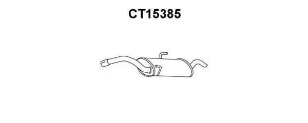 Глушитель выхлопных газов конечный CT15385 VENEPORTE