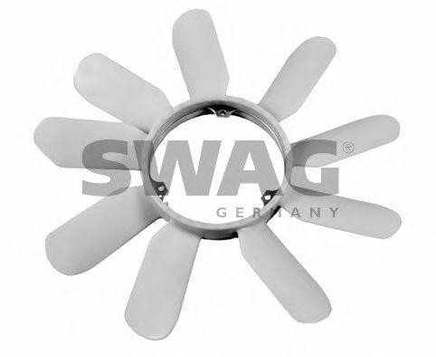 Крыльчатка вентилятора, охлаждение двигателя 10 92 2073 SWAG
