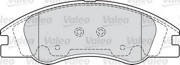 Комплект тормозных колодок, диско 598705 VALEO PHC
