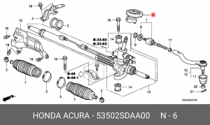 Деталь 53502SDAA00 HONDA