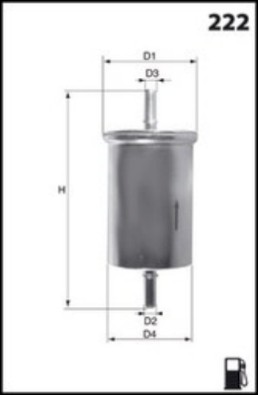 Топливный фильтр ELE6013 MECAFILTER