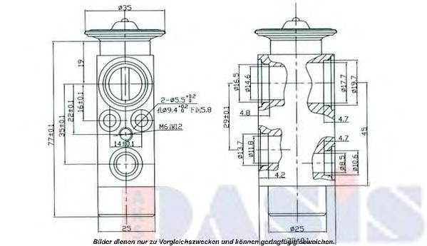 Расширительный клапан, кондиционер 840940N AKS DASIS