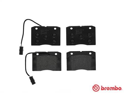 Комплект тормозных колодок, диско P A6 012 BREMBO