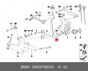 Датчик, частота вращения колеса 34 52 6 758 290 BMW
