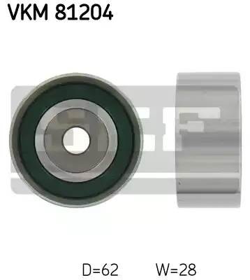 Паразитный / Ведущий ролик, зубчатый ремень VKM81204 SKF