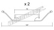 Комплектующие, колодки дискового тормоза KIT104 TRUSTING