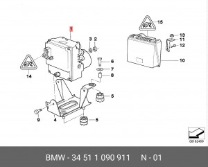 Гидроагрегат, тормозная система 34 51 1 090 911 BMW