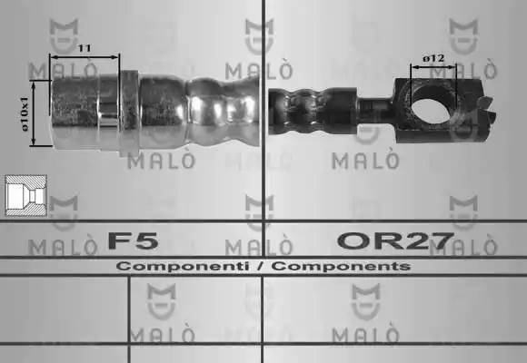 Тормозной шланг 80248 MALO