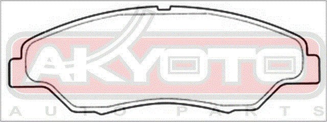 Колодки тормозные дисковые AKD-1301 AKYOTO