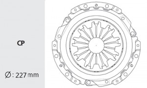 Корзина сцепления MZC39 VALEO PHC